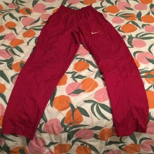 Red Nike sweats